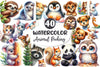 Animal Peeking Around Corner Clipart Bundle