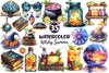 Witchy Summer Clipart Bundle