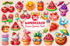 Kawaii Sweet Summer Food Clipart Bundle