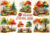 Autumn Scene Clipart Bundle