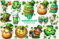 St Patricks Day Clipart Bundle 4 - CraftNest - Digital Crafting and Art