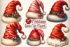 Antique Santa Hat Clipart Bundle