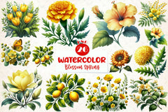 Blossom Spring Clipart Bundle 1 - CraftNest - Digital Crafting and Art