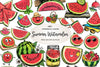 Summer Watermelon Clipart Bundle 2