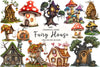 Fairy House Clipart Bundle