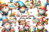 Hello Summer Gnomes Clipart Bundle
