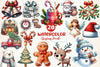 Christmas Doodle Clipart Bundle