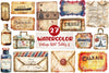 Vintage Old Tickets & Labels Clipart Bundle