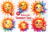 Summer Sun Cute Sun Clipart Bundle