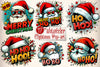 Retro Christmas Pop Art Clipart Bundle