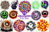 Halloween Tie Dye Clipart Bundle