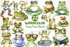 Funny Frog Clipart Bundle 2