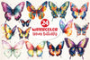 Colorful Spring Butterfly Clipart Bundle