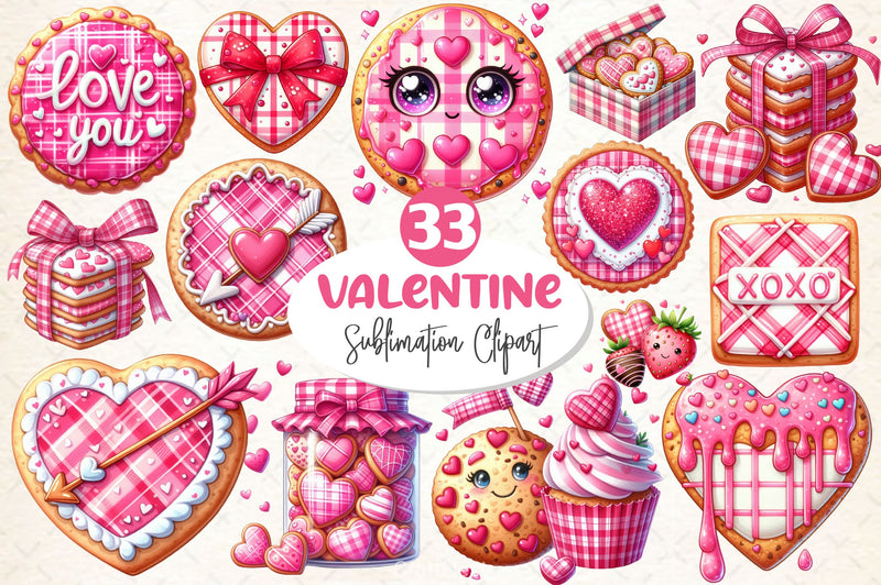 Coquette Valentine Clipart Bundle 3 - CraftNest - Digital Crafting and Art