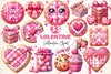 Coquette Valentine Clipart Bundle 3