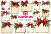 Vintage Christmas Tags Clipart Bundle