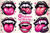 Halloween Bad Witch Lips Clipart Bundle