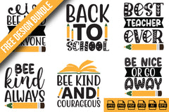 School SVG Bundle 4 - CraftNest - Digital Crafting and Art