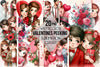 Valentine Peeking Clipart Bundle