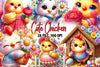 Cute Chicken Clipart Bundle 1