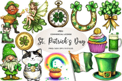 St Patricks Day Clipart Bundle 3 - CraftNest - Digital Crafting and Art