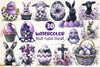 Black And White Easter Clipart Bundle