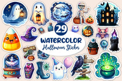 Halloween Stickers Sticker Clipart Bundle - CraftNest - Digital Crafting and Art