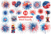 Patriot Fireworks 4th Of July Fireworks Clipart Bundle