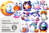 Cute Halloween Ghost Clipart Bundle 20