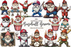 Baseball Gnome Clipart Bundle