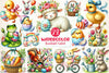 Beautiful Easter Clipart Bundle