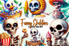 Funny Skeletons Clipart Bundle