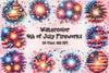 4th Of July Fireworks Clipart Bundle