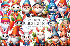 Cute Easter Clipart Bundle - CraftNest - Digital Crafting and Art