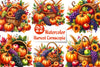 Harvest Cornucopia Clipart Bundle