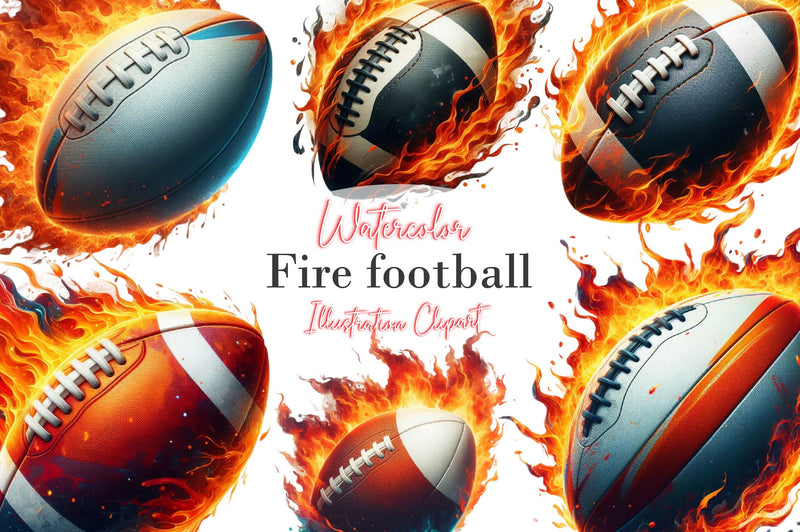 Flaming Soccer Ball Clipart Bundle - CraftNest - Digital Crafting and Art