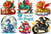 Cute Dragon Clipart Bundle