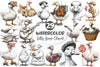 Silly Goose Clipart Bundle 1