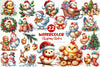 Christmas Chicken Clipart Bundle