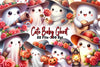 Cute Ghost Clipart Bundle 2