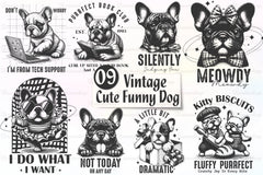Vintage Funny Dog Clipart Bundle - CraftNest - Digital Crafting and Art