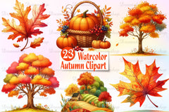 Autumn Clipart Bundle 2 - CraftNest - Digital Crafting and Art