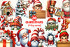 Peeking Christmas Clipart Bundle