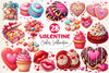 Valentine Cookies Clipart Bundle 2