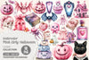 Pink Coquette Girly Halloween Clipart Bundle