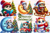 Christmas Cat Clipart Bundle