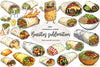 Burritos Clipart Bundle