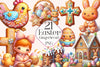 Easter Easter Gingerbread Clipart Bundle