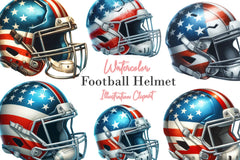 Football Helmet Clipart Bundle - CraftNest - Digital Crafting and Art