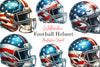Football Helmet Clipart Bundle